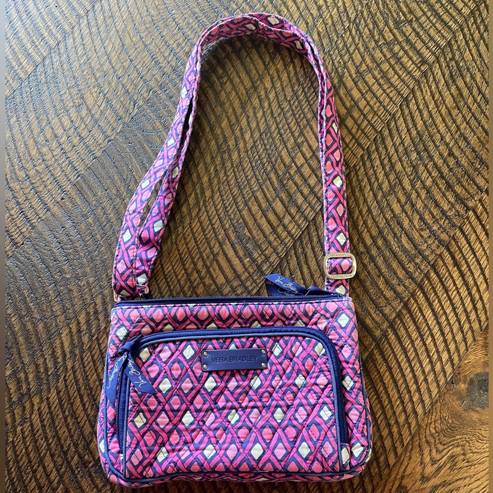 GUC — Vera Bradley Crossbody Shoulder Bag — Pink / Blue